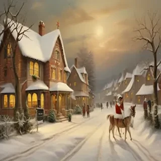 antique christmas images