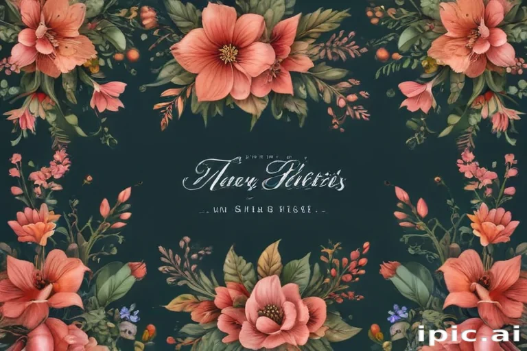 floral borders clipart