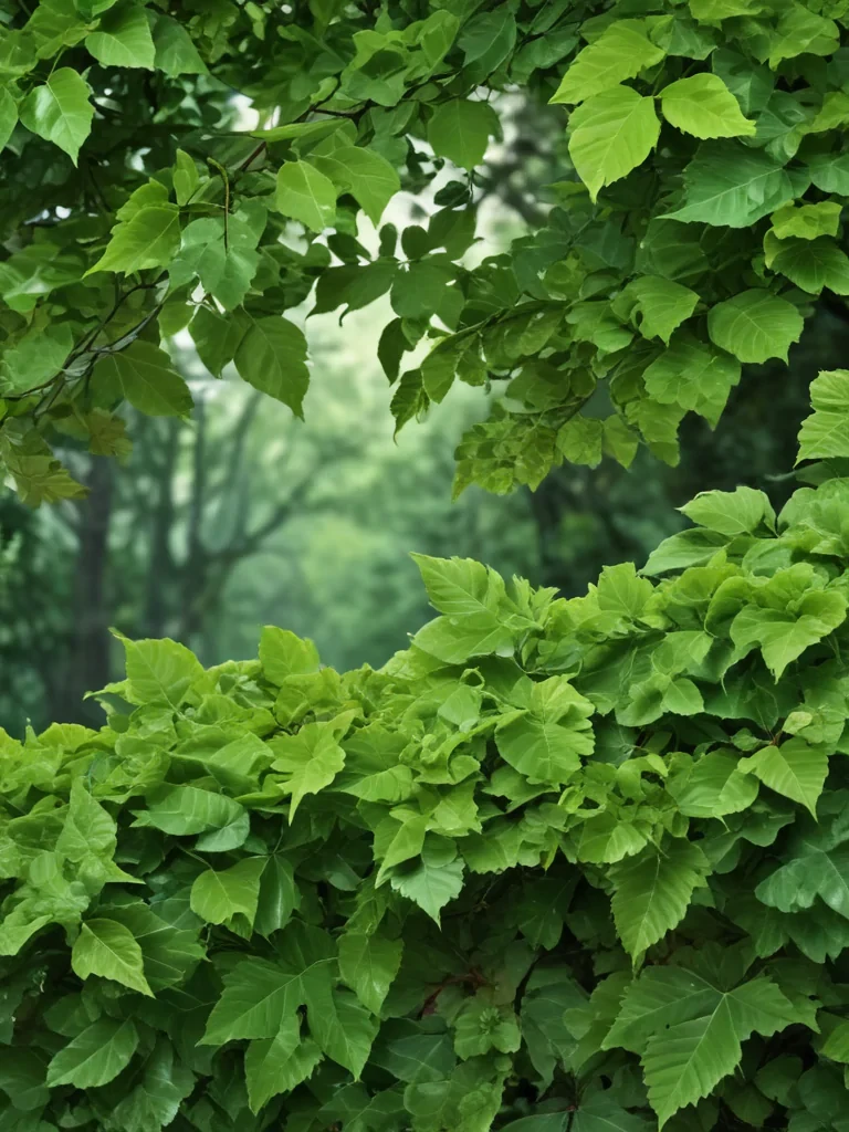 background leaves