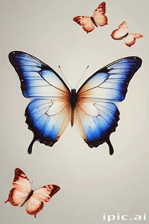 butterfly no background