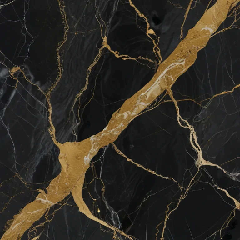black and gold marble