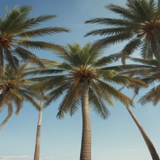 palm trees background