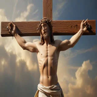 image of jesus on the cross