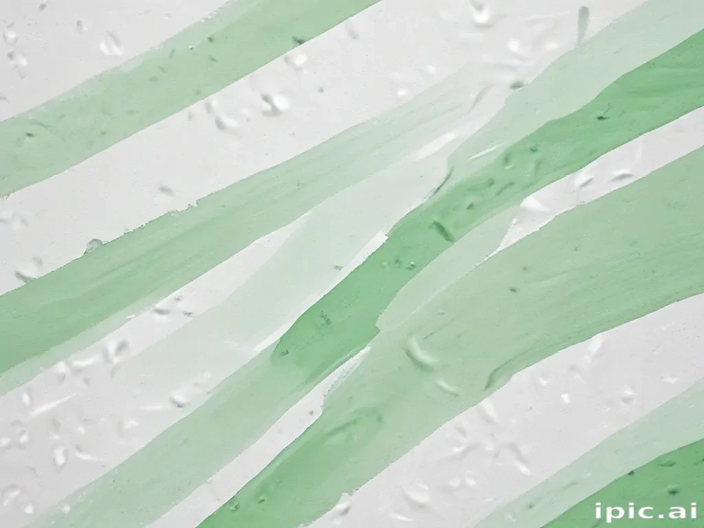 white and green background