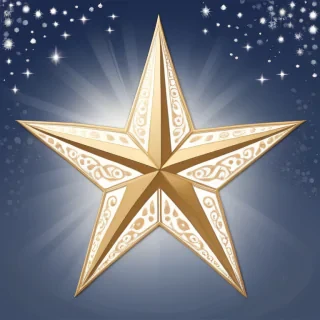clip art of christmas star