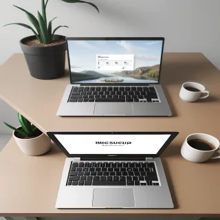 laptop computer mockup
