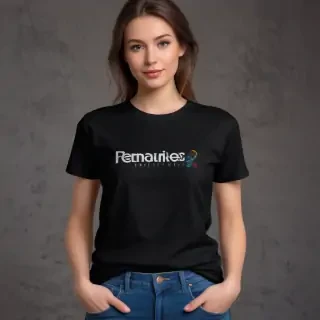 mockup tshirt black