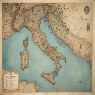 map of italy