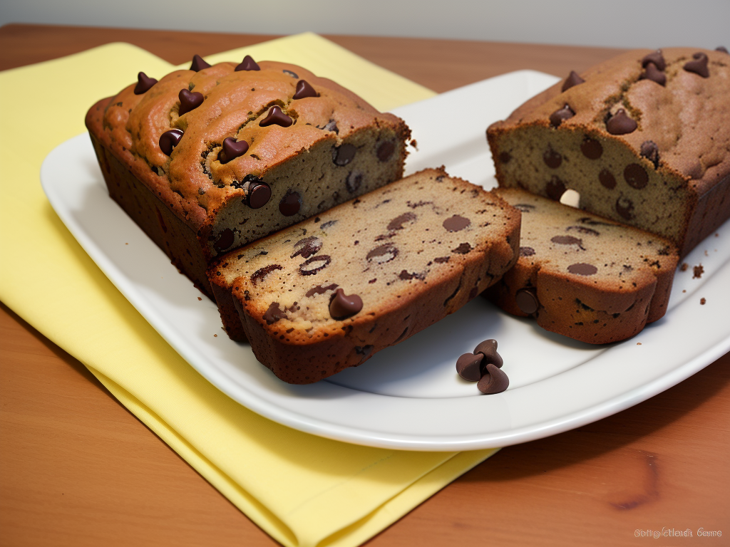 gluten free chocolate chip banana bread