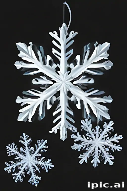 snowflake clipart with transparent background