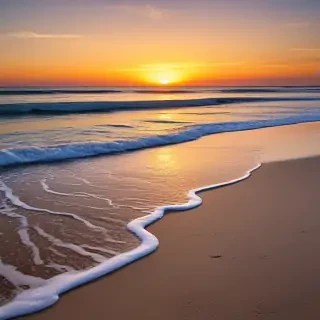 beach background sunset