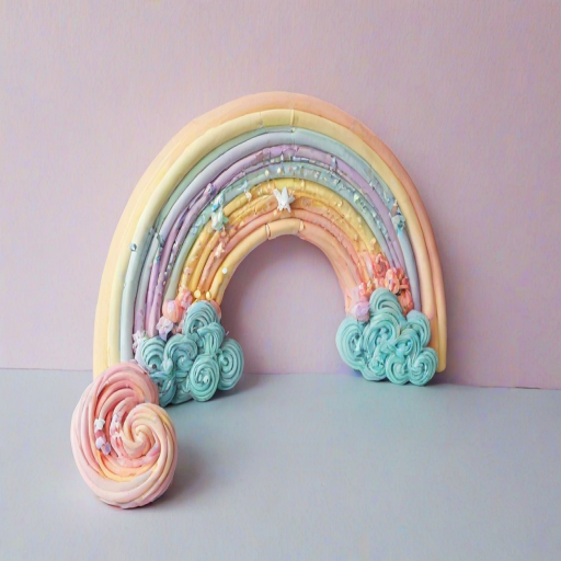 pastel rainbow