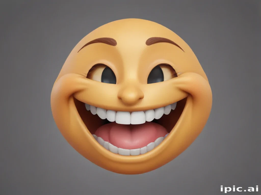 laugh emoji transparent background