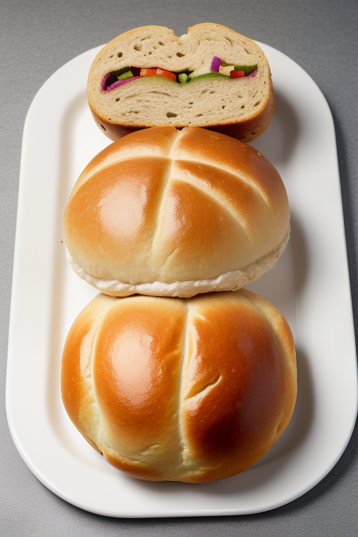 calories in a kaiser bun