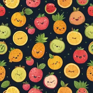 cute fruit backgrounds