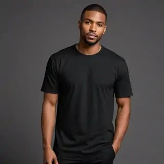 black tee png