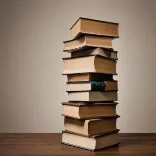book stack png