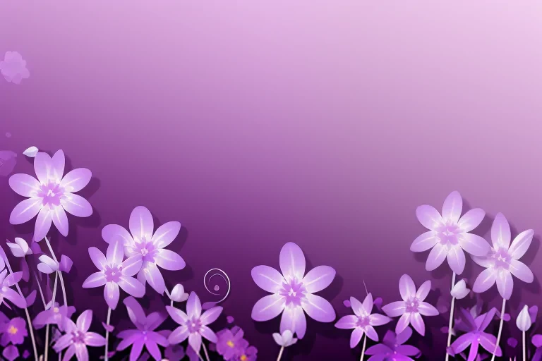 purple flowers transparent background