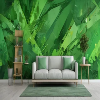 green abstract wallpaper