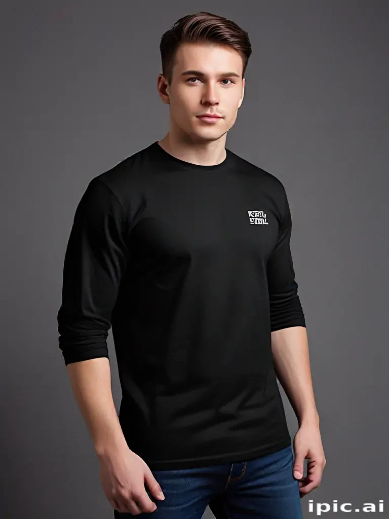 black shirt mockup