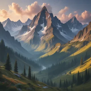 aesthetic mountain wallpaper