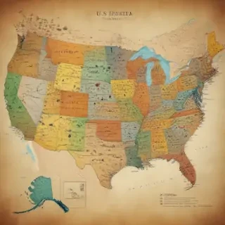 map of usa states