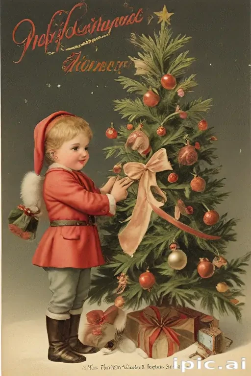 merry christmas images vintage