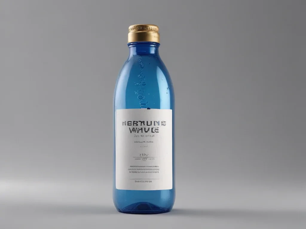 water bottle mockup