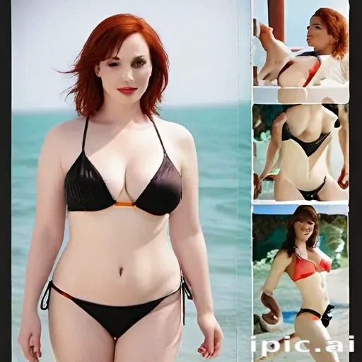christina hendricks bikini pics