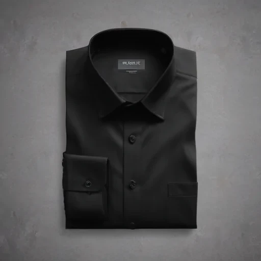 black shirt mockup