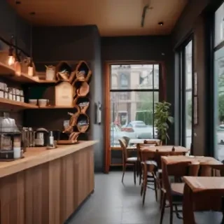 coffee shop mockup