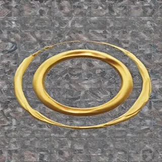 gold circle png