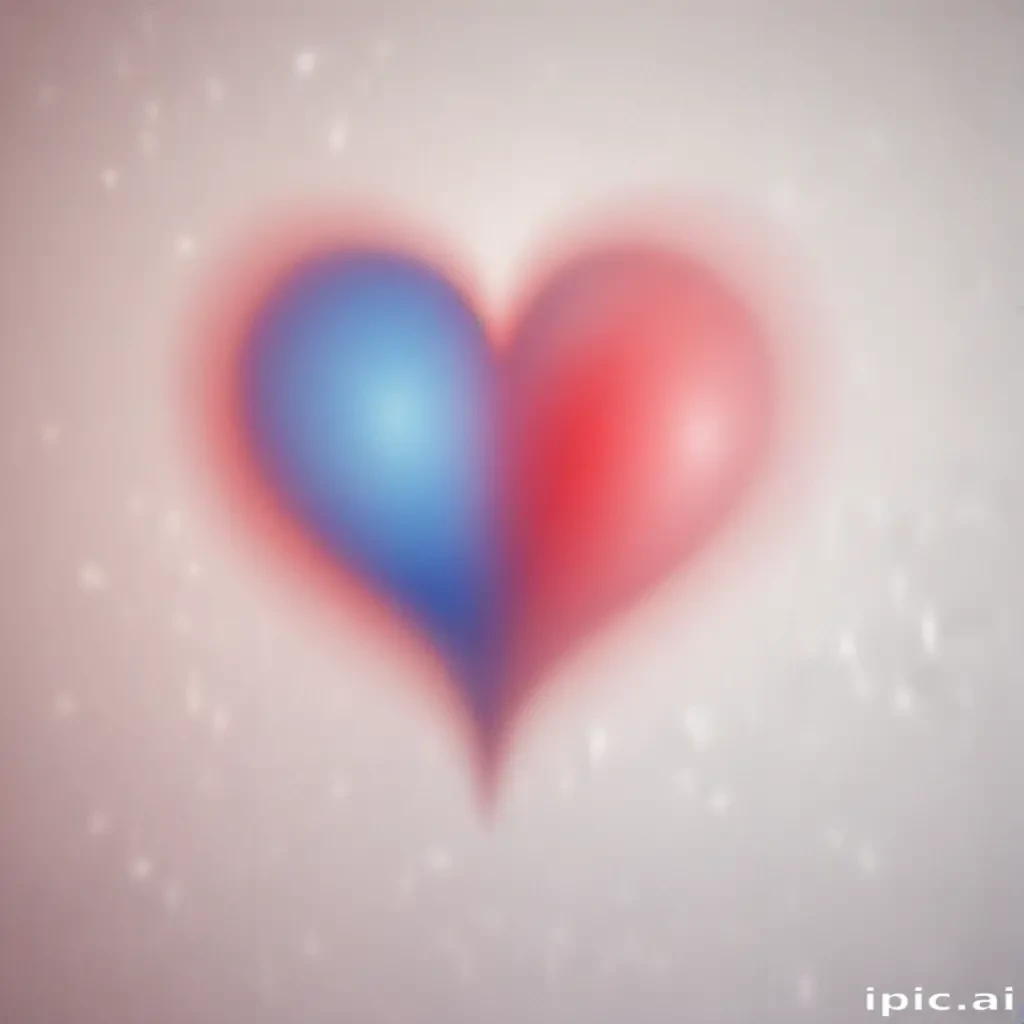 blurred heart