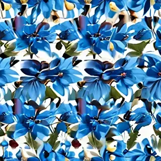 blue flower