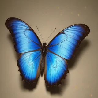 blue morpho butterfly