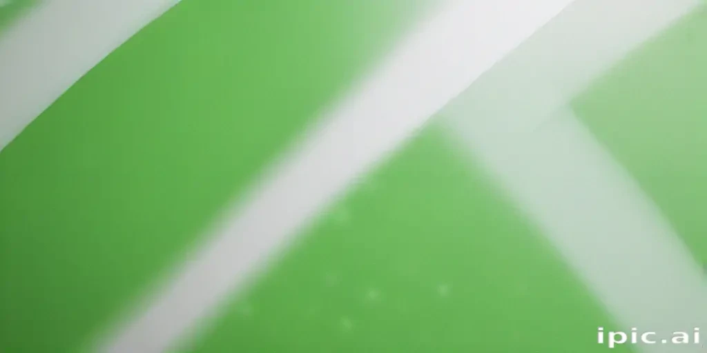 green and white background