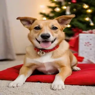 christmas dog photos
