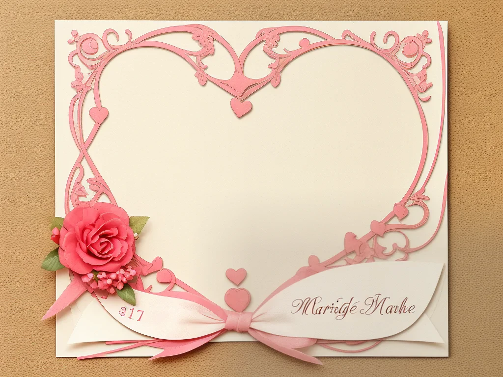 marriage card background