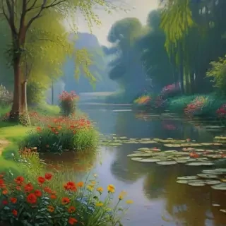 monet paintings wallpaper