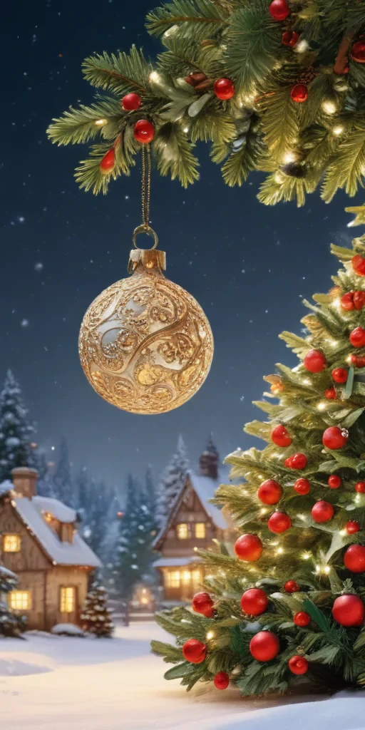 Enchanting Winter Wonderland with a Beautifully Decorated Christmas ...
