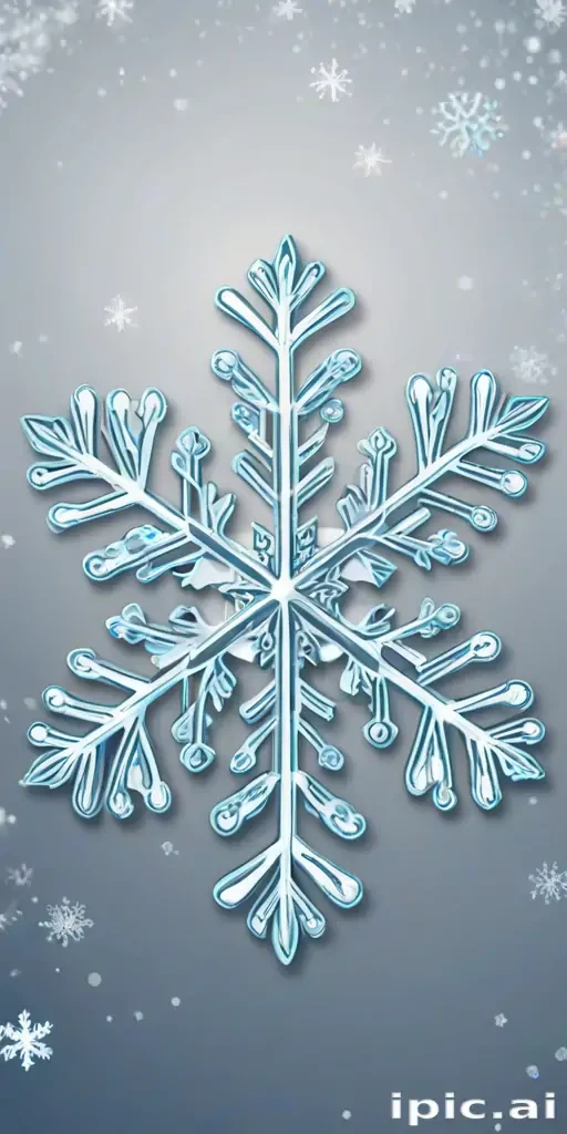 snowflake clipart free