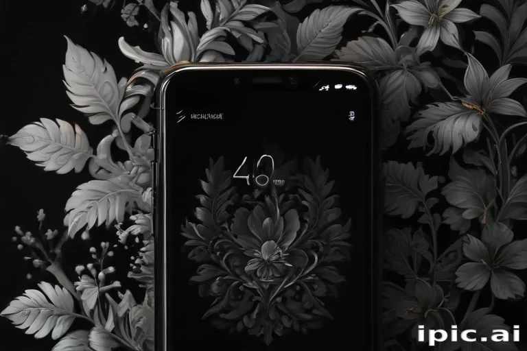black wallpaper phone