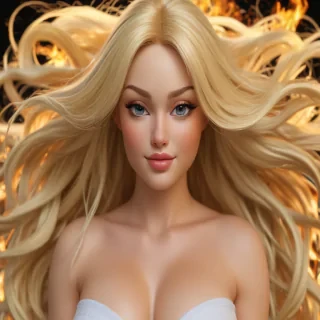 curvy blonde