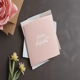greeting card mockup