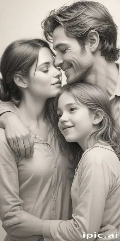 drawings of family
