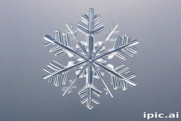 transparent snowflake