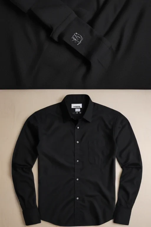 black shirt mockup