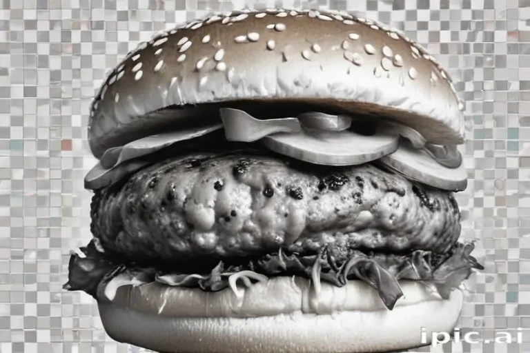 burger clipart black and white
