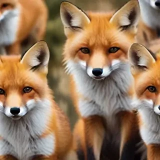 background fox