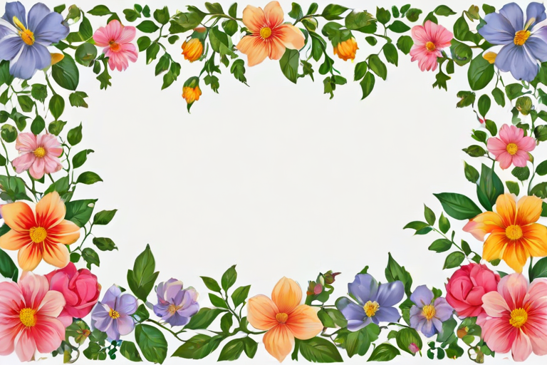 flower border clipart